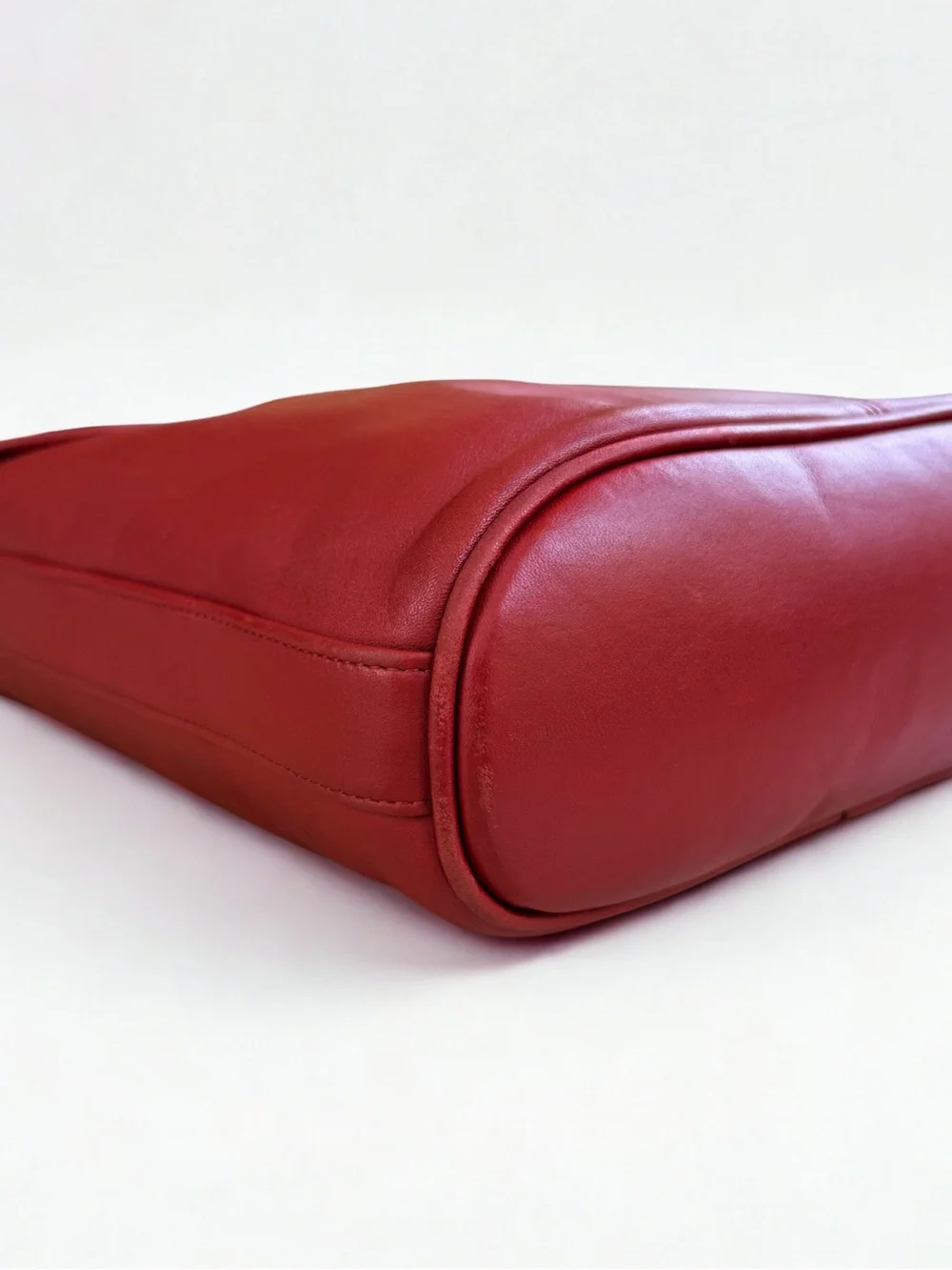 Vintage COACH 1997 Red Leather Whitney Crossbody Bag | Style 4115